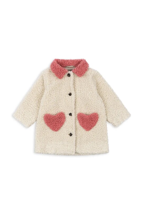 Дитячий плащ Konges Sløjd CALIN COAT KS101912 бежевий AW24