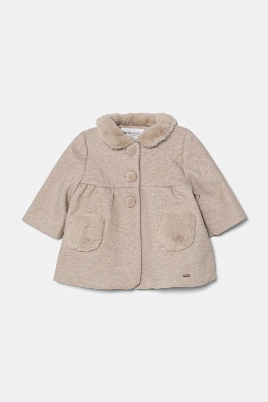 Бебешко палто Mayoral Newborn лека изолация бежов 2453.2P.Newborn.9BYH
