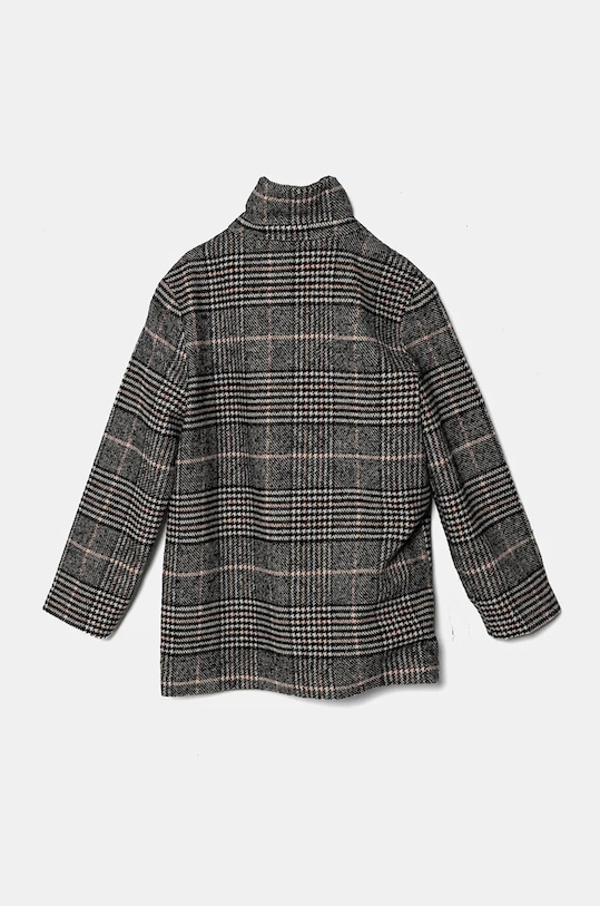 United Colors of Benetton palton din amestec de lână pentru copii 2SNQCN04S.G.Seasonal negru AW24