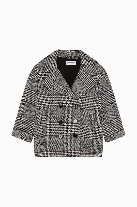 Patrizia Pepe płaszcz dziecięcy A138 7O0029 szary AW24