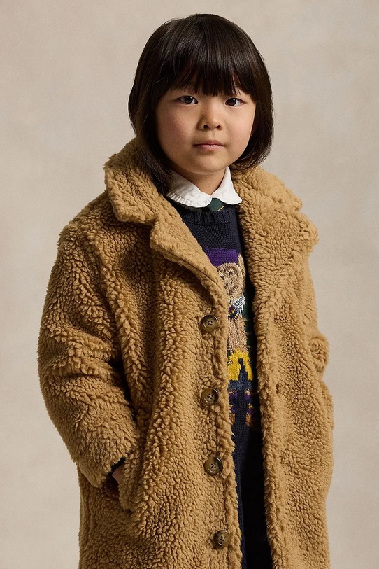 Девочка Детский плащ Polo Ralph Lauren 312951410001 коричневый