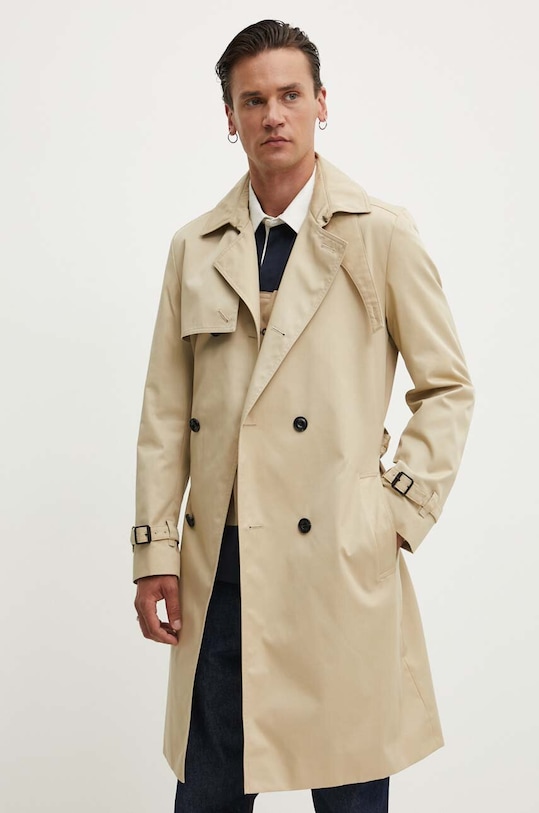 HUGO trencz beżowy 50507736