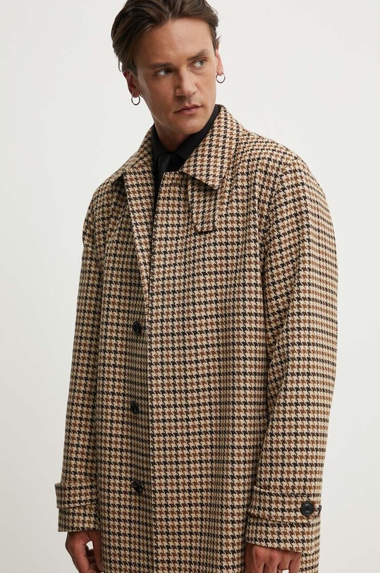 HUGO płaszcz brązowy 50518127