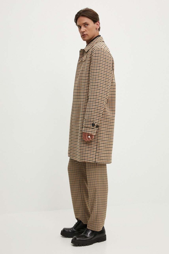 HUGO płaszcz 50518127 brązowy