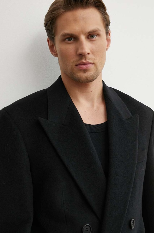 Vlněný kabát Sunflower černá 4112.SFR