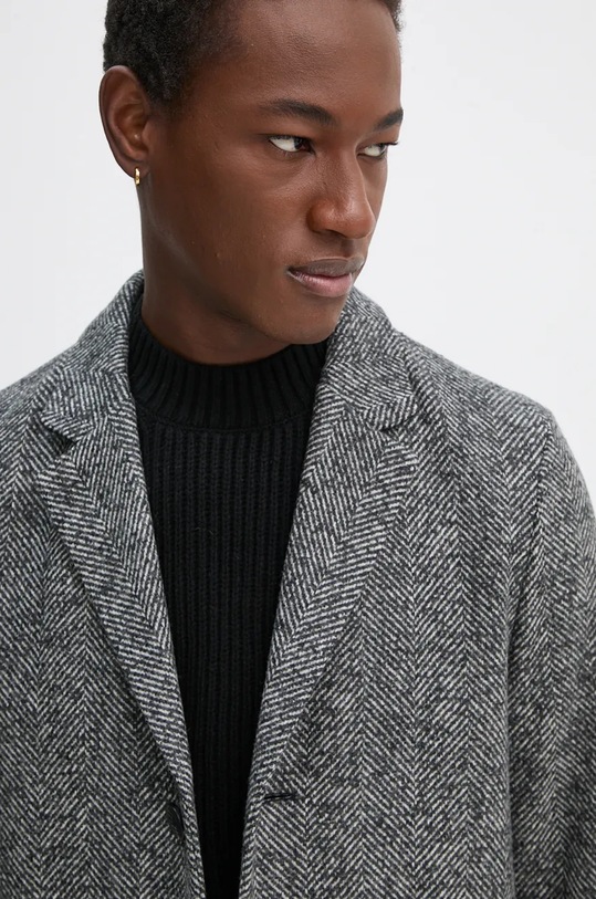 Kabát s příměsí vlny Marc O'Polo černá 429025871022