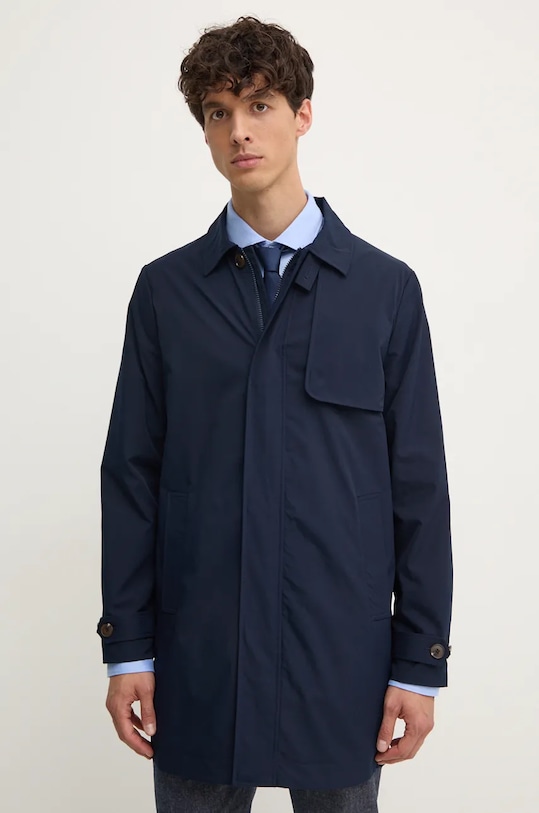 Kabát United Colors of Benetton nezateplené námořnická modř 2Y38UN059