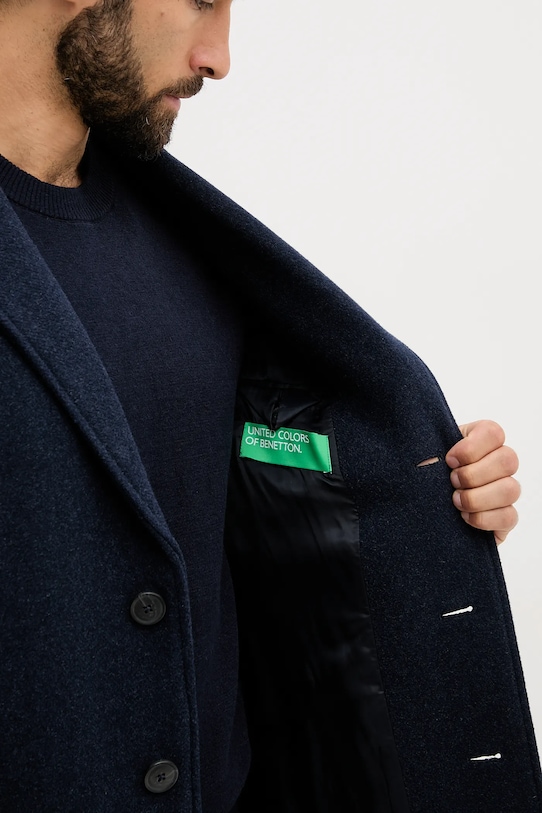 Пальто с добавлением шерсти United Colors of Benetton 2X59UN05M