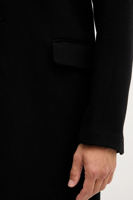 Пальто с добавлением шерсти United Colors of Benetton 2X59UN05M чёрный