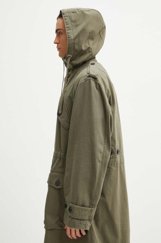 The Kooples jacheta de bumbac HPAR29000K verde