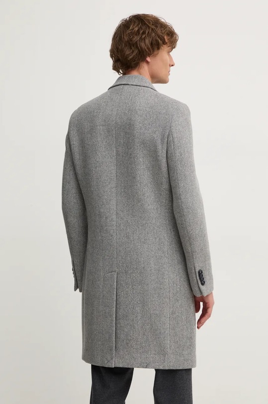 Ruházat United Colors of Benetton gyapjúkabát 2U44UN05S szürke