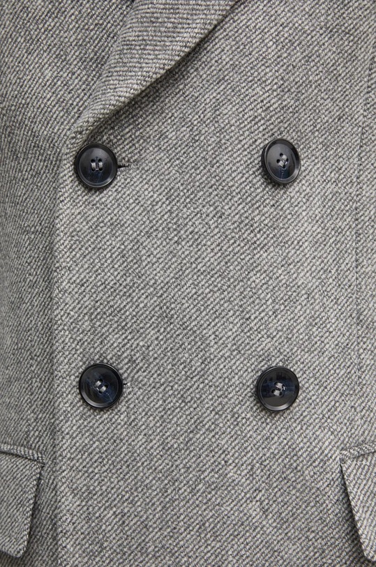 United Colors of Benetton gyapjúkabát 2U44UN05S szürke