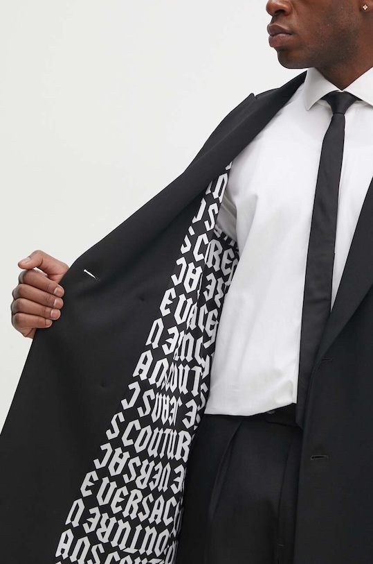 Versace Jeans Couture płaszcz z domieszką wełny 77GAT424.N0351