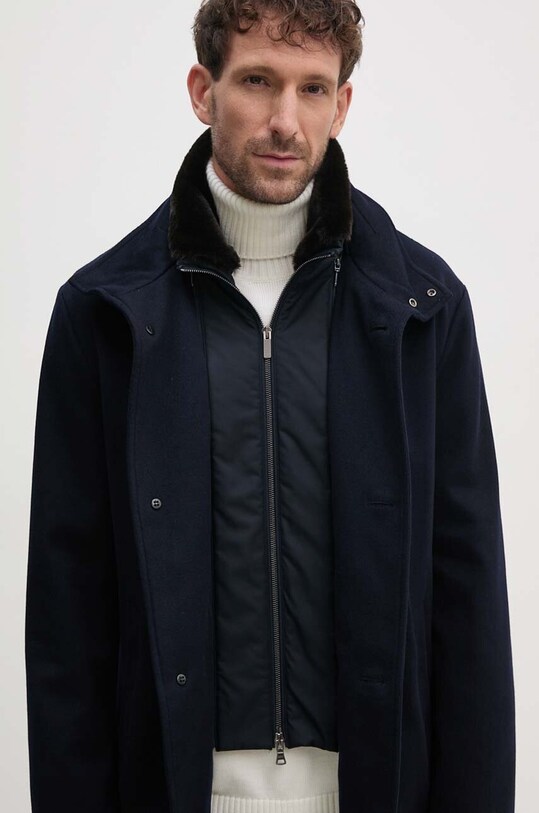 Paul&Shark płaszcz 14312404 granatowy