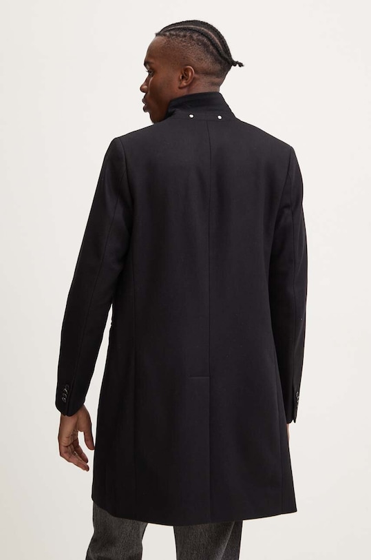 Oblečenie Vlnený kabát PS Paul Smith M2R.116R.N21059 čierna