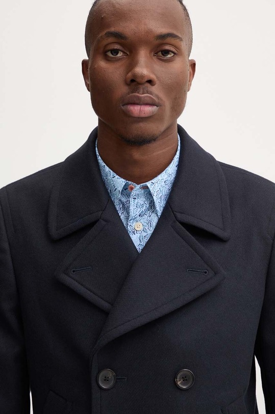 PS Paul Smith palton de lana bleumarin M2R.597T.N21059