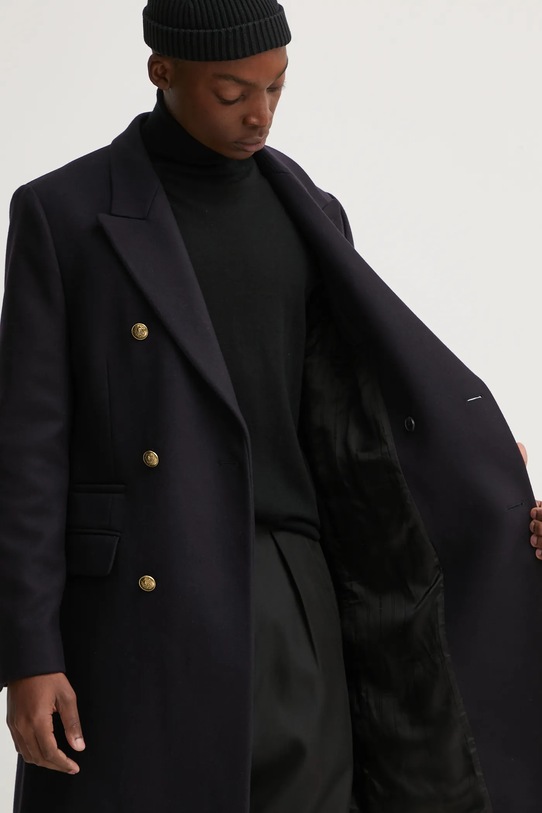 Vlněný kabát The Kooples HMAN29007K