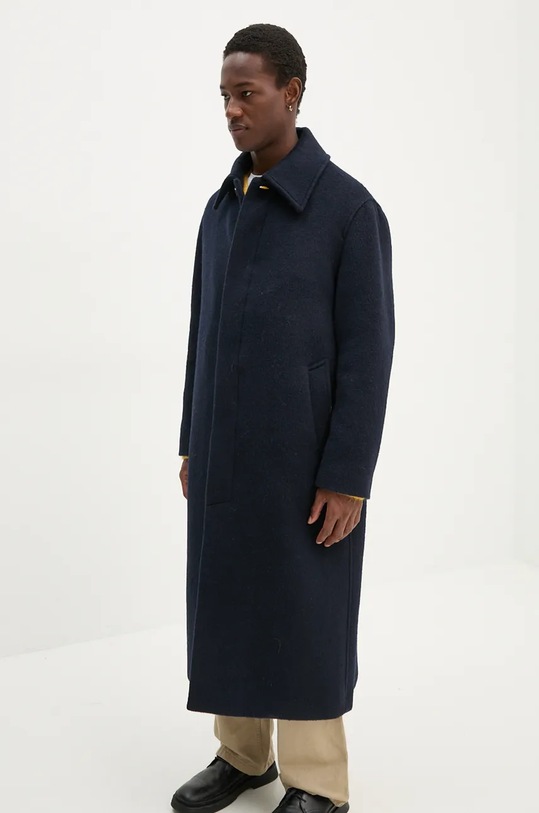 Sunflower cappotto in lana blu navy 4154.SFR