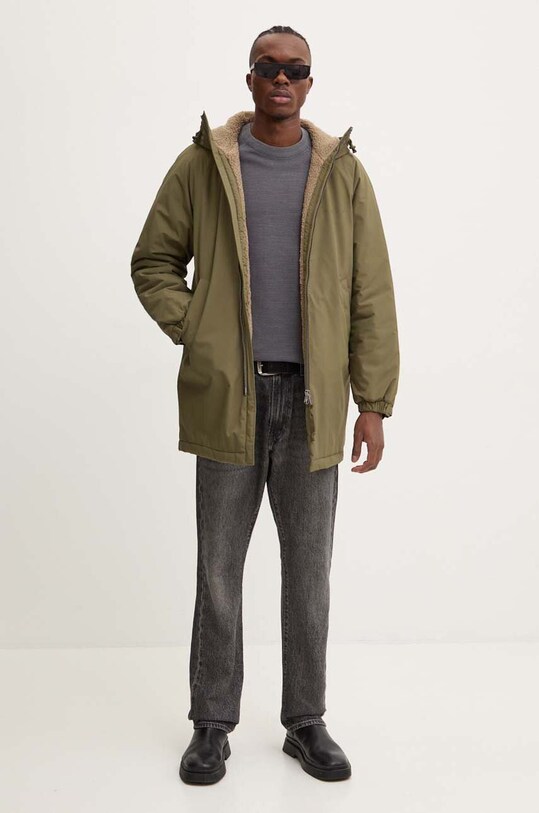 Marc O'Polo kurtka DENIM 5000000270 zielony AW24