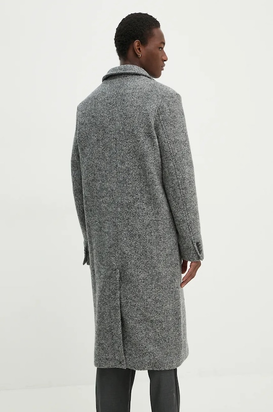 Îmbrăcăminte Samsoe Samsoe palton de lana SATESFA M24300078 gri