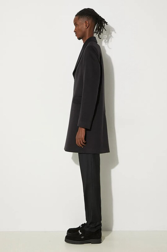 Μάλλινο παλτό Paul Smith M1R.222P.J00110 σκούρο μπλε AW24