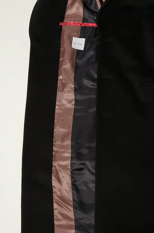 Вовняне пальто Paul Smith M1R.222P.J00110 чорний