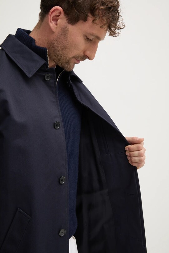 Хлопковое пальто A.P.C. mac ville COZBA.H01103