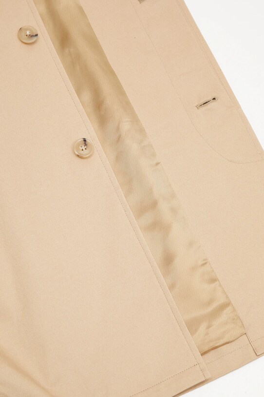 Bavlnený kabát A.P.C. mac ville COZBA.H01103 béžová
