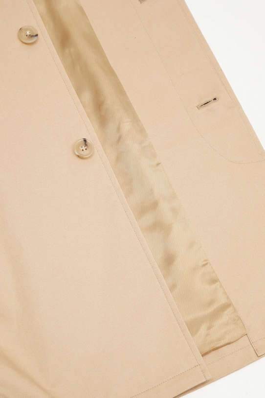 Бавовняний плащ A.P.C. mac ville COZBA.H01103 бежевий