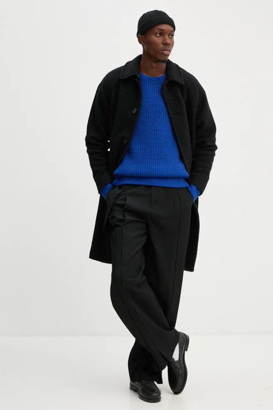 A.P.C. coat manteau gaston WVBCA.H01516 black AW24