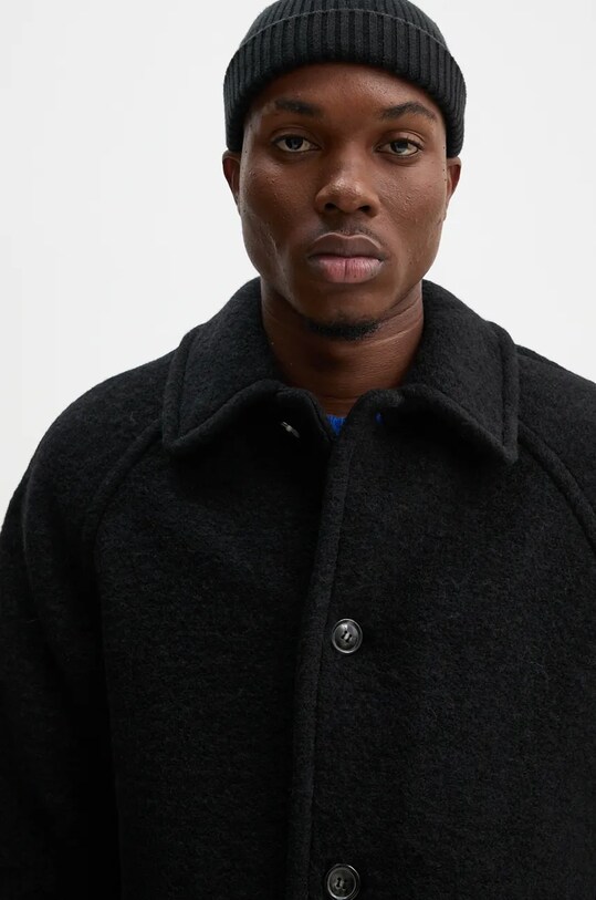A.P.C. coat manteau gaston WVBCA.H01516 black