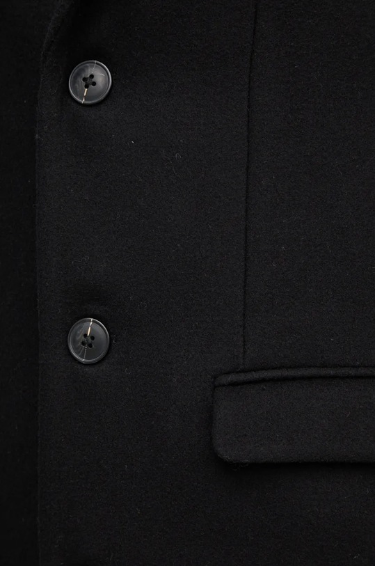 Lindbergh płaszcz wełniany 30.303022.BLACK czarny