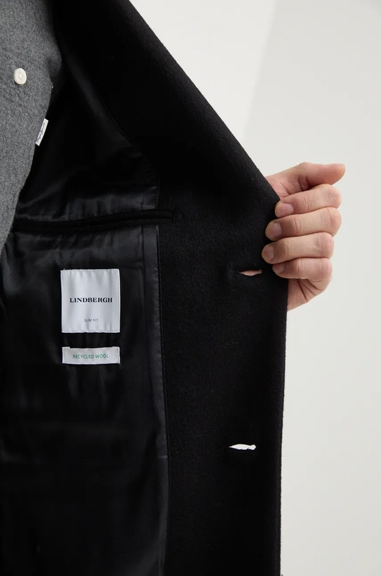 Lindbergh płaszcz wełniany 30.303022.BLACK