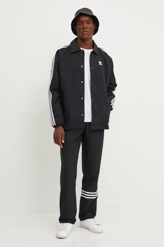 Bunda adidas Originals Mesh Coach IZ1831 černá AW24