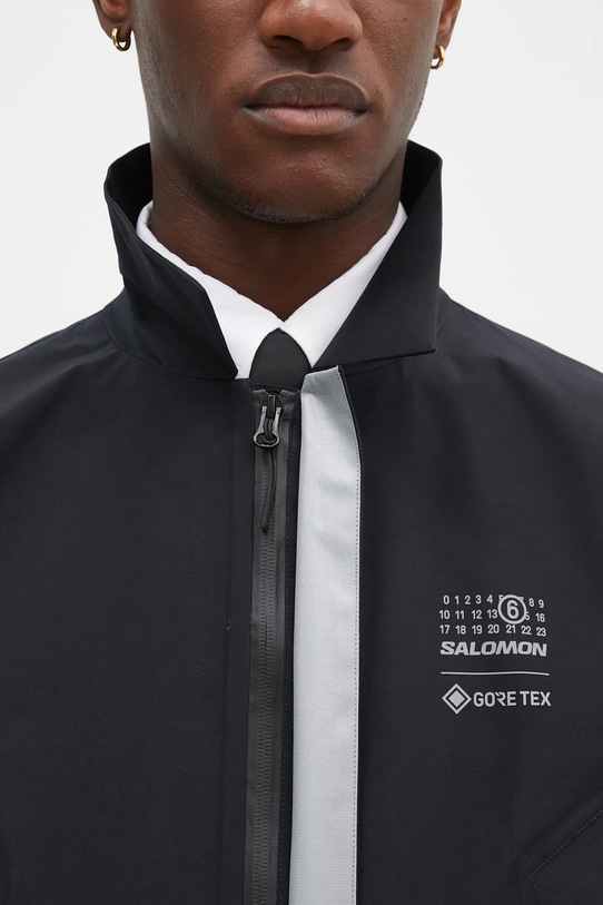 MM6 Maison Margiela coat x Salomon SH0AH0003.M35200 black