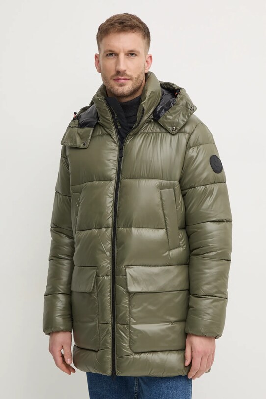 Bunda Save The Duck CHRISTIAN s podšívkou zelená D40292M.LUCK19