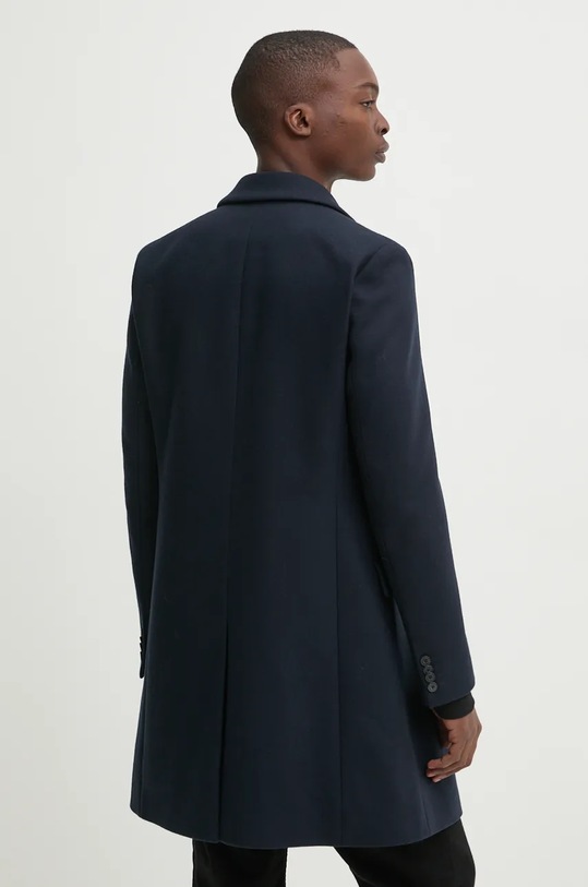 Îmbrăcăminte HUGO palton de lana 50528793 bleumarin