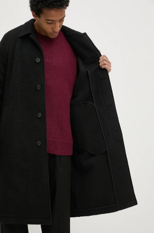 Kabát s prímesou vlny HUGO 50523964
