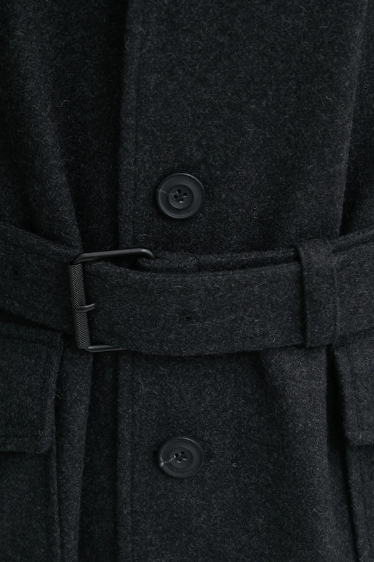 Kabát HUGO 50523973 sivá