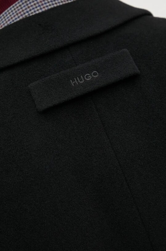 HUGO palton de lana 50528262 negru