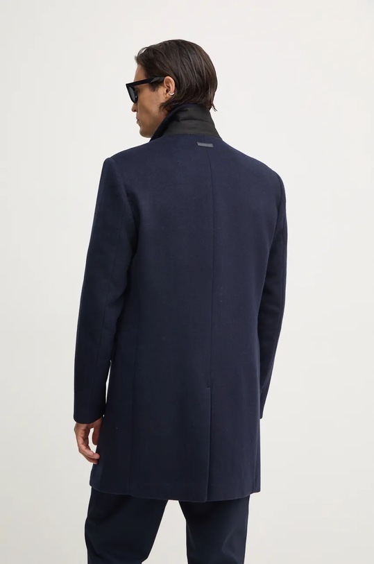 Одежда Шерстяное пальто Calvin Klein K10K113664 тёмно-синий