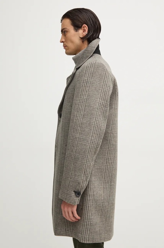 Guess płaszcz z domieszką wełny DARIN szary M4BL14.WGGF0