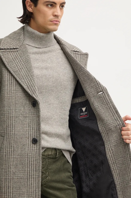 Guess płaszcz z domieszką wełny DARIN M4BL14.WGGF0