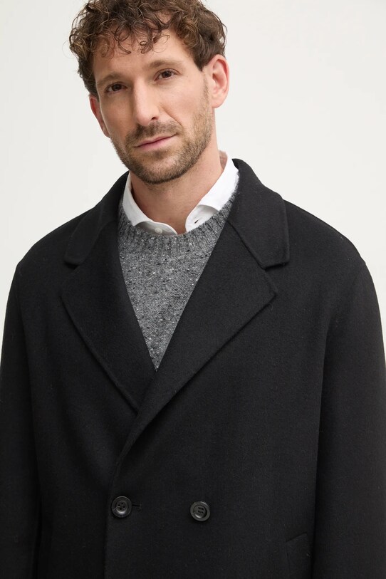 Guess płaszcz wełniany czarny M4BL47.WGJU2