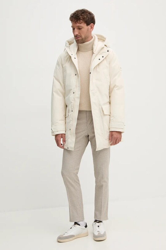 Tommy Hilfiger kurtka puchowa MW0MW36595 beżowy AW24