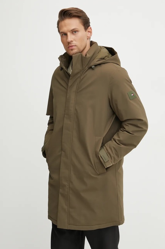 Jakna Tommy Hilfiger zelena MW0MW37369