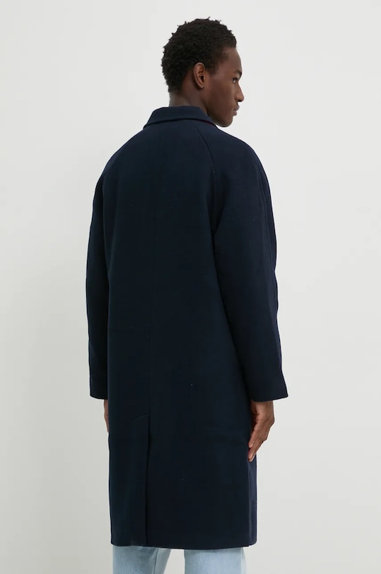 Oblečení Kabát s příměsí vlny Tommy Jeans DM0DM20589 námořnická modř