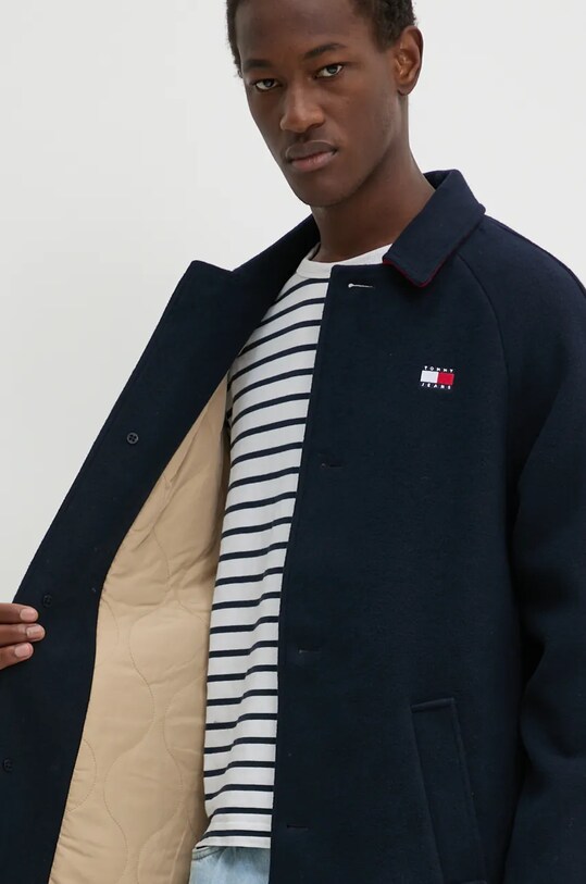 Пальто с примесью шерсти Tommy Jeans DM0DM20589