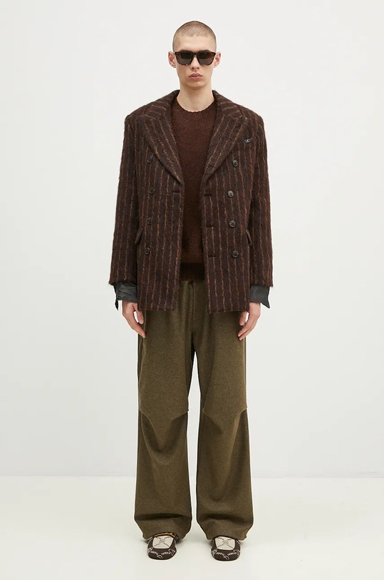 Martine Rose wool coat Double Breasted Short Coat 328WT02702