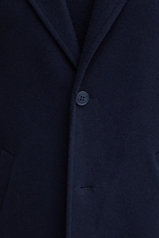 Μάλλινο παλτό FROM FUTURE MOU01372 σκούρο μπλε